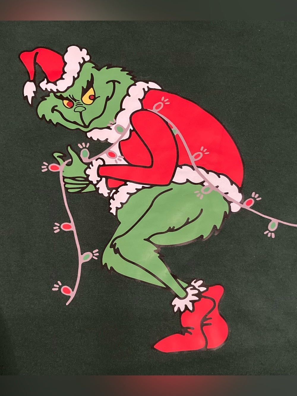 NWOT Dr Seuss The Grinch Christmas Women’s Sweatshirt - Picture 2 of 6